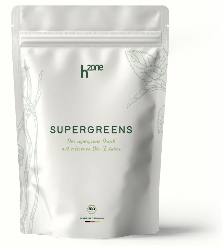 h2one SUPERGREENS Doypack, 240 g